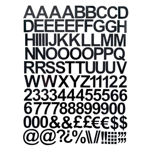 Self adhesive vinyl letters - adhesive,
