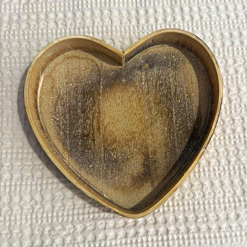 Heart shaped wooden decorative - shaped,