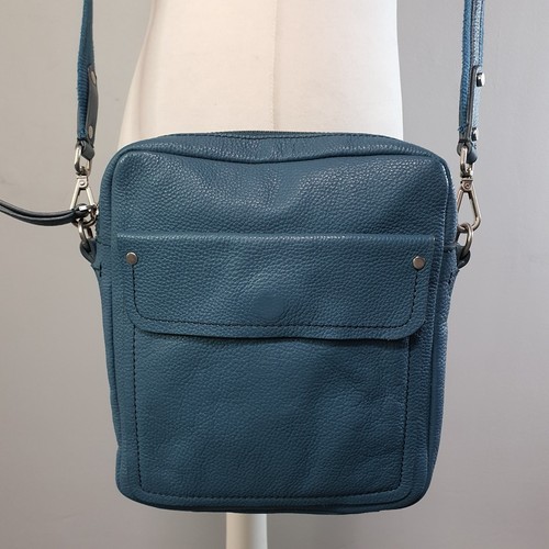 White stuff teal blue leather - stuff,