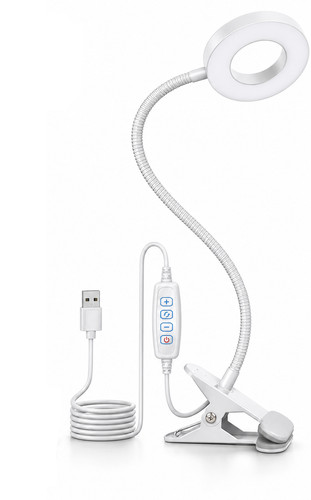 Led desk lamp clip - clip, on