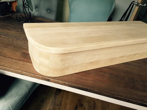 Oak stair bottom bullnose - oak,