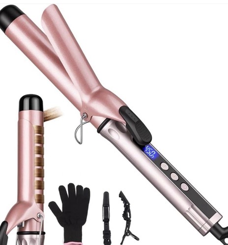 Hair curling iron wand tongs - curling,