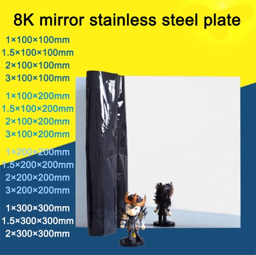 Mirror polished stainless - 8k,