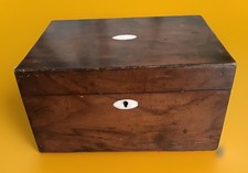 Antique Mahogany Painted Work