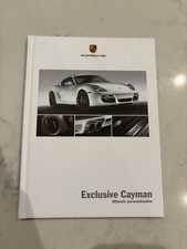 987.1 Porsche Cayman Exclusive Hardback Brochure