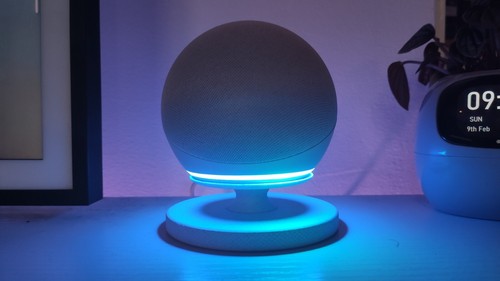 Echo dot knurled marble - echo,