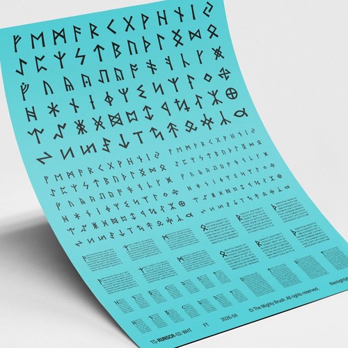 Norse runes waterslide - norse,