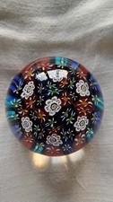 Vintage Murano Millefiori Paperweight