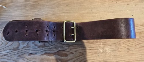 Ww1 sam browne leather belt - sam,