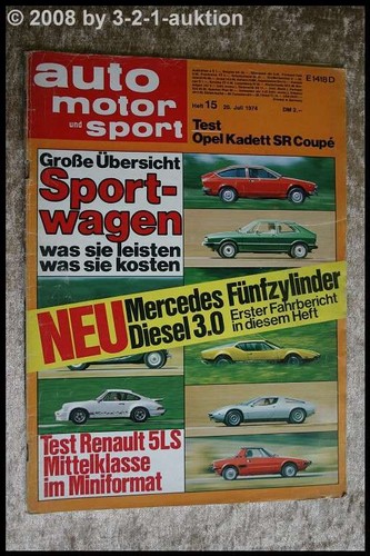 Ams auto motor sport 74 - ams, 15/74