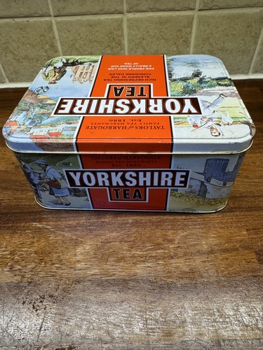 Vintage yorkshire tea tin - yorkshire,