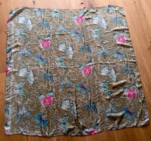 Ladies silk neck scarf - neck,