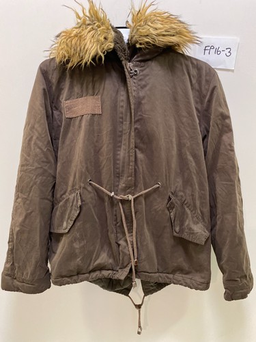 Zara khaki parka small - zara,