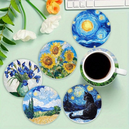 6pcs van gogh - 6pcs, painting