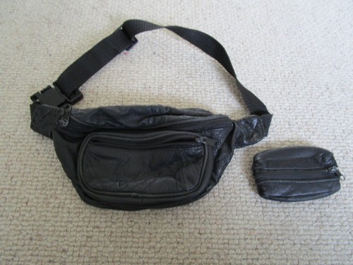 Black soft leather - bum, +
