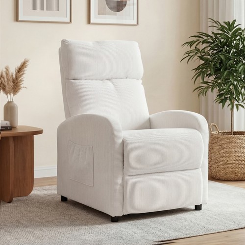 Push back recliner chair with - push,