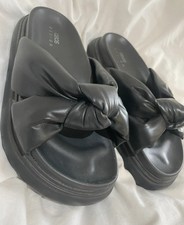 ASOS Black Chunky Sandals Size
