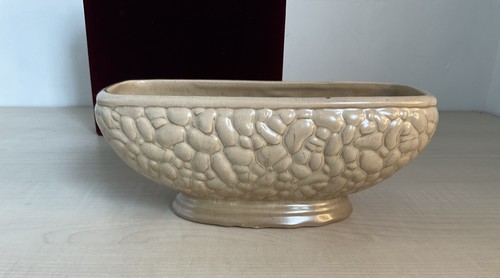 Vintage 1950s beige oval - beige,