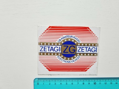 Zetagi amateur radio - radio, sticker