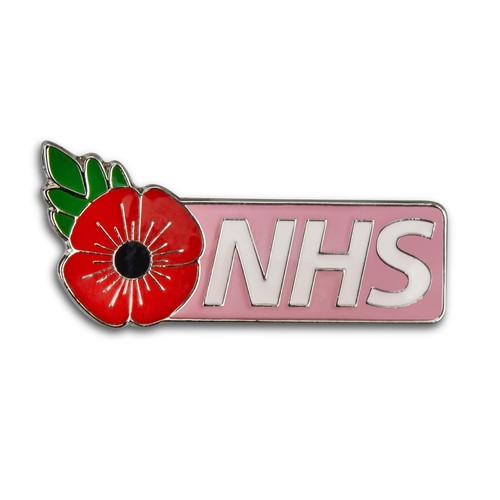 Nhs memorial poppy - badge,