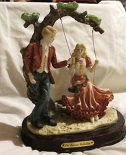 Juliana Collection. Girl On A Swing, Boy Standing By, Lamp Base. Widdop Bingham.