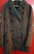 Mens Vintage Real sheepskin