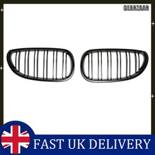 2x Gloss Black Front Hood