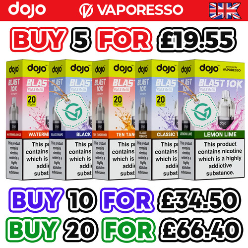 Vaporesso dojo blast 10k pods - vaporesso,