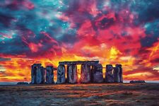 STONEHENGE CANVAS PICTURE