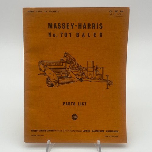 Massey harris 701 baler parts - 701,