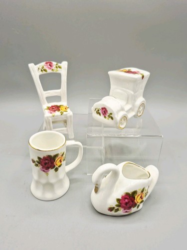 Vintage cottage rose fine bone - vintage,