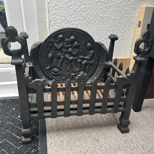 Cast iron fire - cast, grate