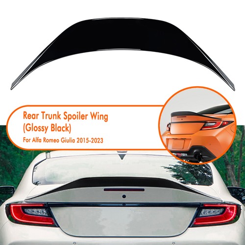 Gloss black rear trunk spoiler - trunk,