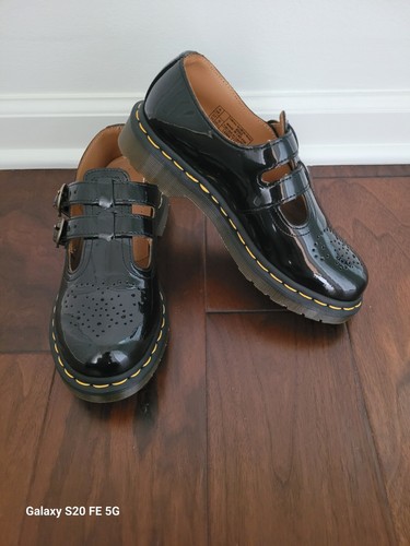 Martens black patent - dr.,