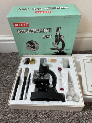 Vintage merit microscope - vintage,