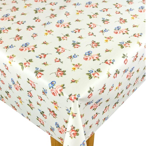 Rosebud spice white cotton - rosebud,