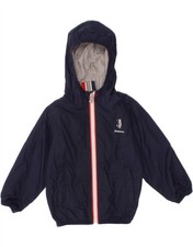 JECKERSON Baby Boys Hooded Rain Jacket 12-18 Months Navy Blue CE17