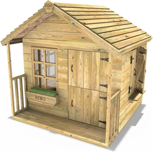Wooden kids garden playhouse - kids,