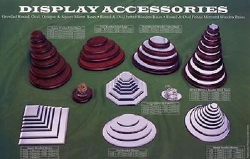 Wooden display bases - display, &
