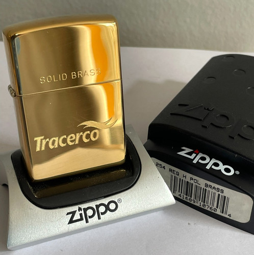Solid brass zippo - brass,