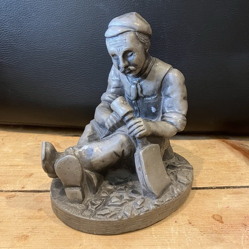 Vintage stone mason figure - vintage,