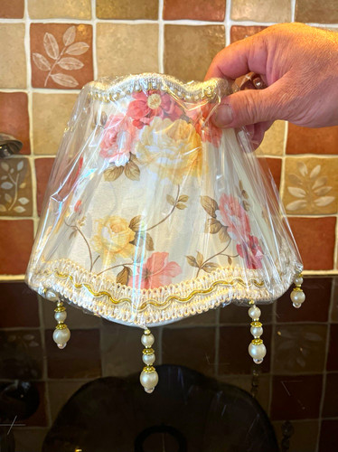 Vintage style floral lampshade - style,