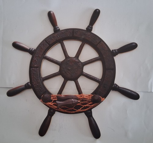 Nautical ship wheel - nautical,
