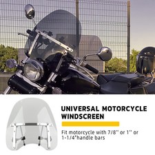 Motorcycle Smoked Windshield