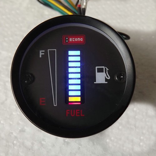 Led fuel level gauge - fuel, 12v