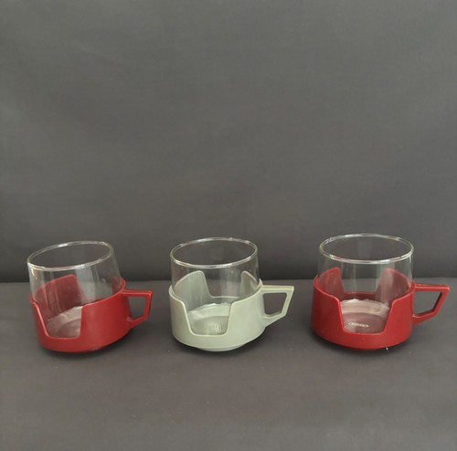 Vintage jaj pyrex cup set - jaj,