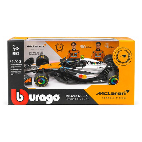 Bburago mclaren mcl39 lando - bburago,