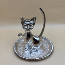 Vintage Seba Cat Silver Plated