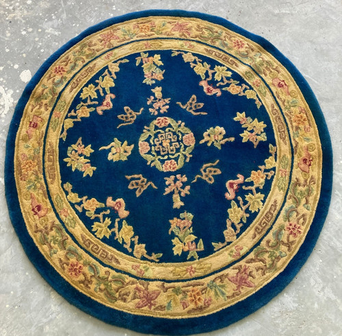 Vintage hand knotted chinese - vintage, hand-knotted
