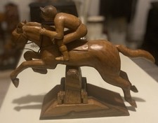 Hand Carved Wooden Racing